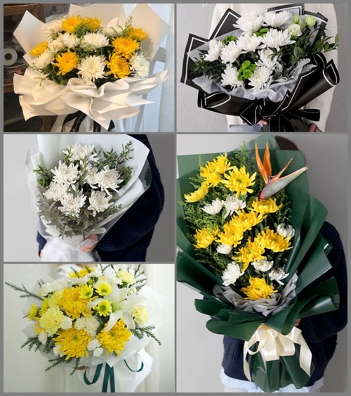 广东惠州市博罗县园洲镇白事花束代送